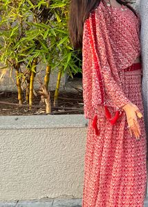 Crop Top With Plazo Pant