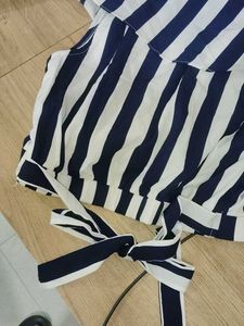 Striped Ruffle Top