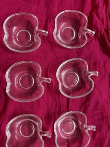 Vintage Apple-Shaped Dessert Dishes