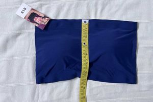 🆕Blue Seamless Bandeau Bra/ Top