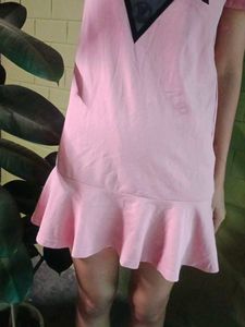 Pink Louis Vuitton Inspired T-Shirt Dress