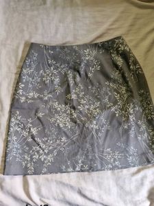 Floral Print Mini Skirt