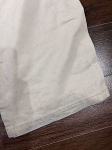 Khaki Wide Leg Cargo Pants