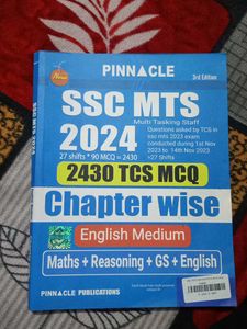 PINNACLE SSC MTS 2024 CHAPTER WISE 3rd Edition