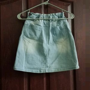 MAX Denim Miniskirt