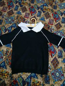 Collared Knit Tshirt
