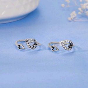 GIVA Oxidised Silver Toe Rings