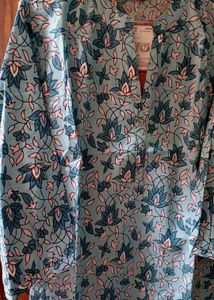 Libas Blue Floral Kurti – Cool, Comfy &amp; Charming