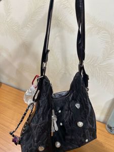 rhinestone black bag