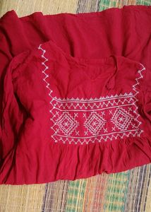 Red Colour Stunning Top