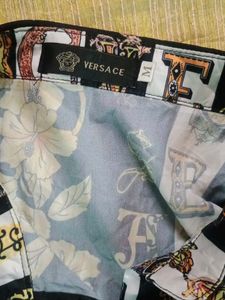 Versace Gold Hibiscus &amp; Zeus Silk Shirt