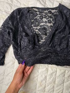 Lace Net Top