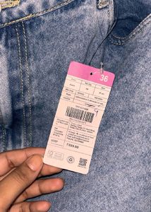 🔥 Zudio High-Waist Balloon Fit Jeans - Size 36