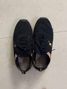 Sparx Black Sneakers