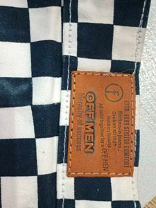 Checkered Black &amp; White Pants