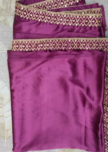 Purple Saree