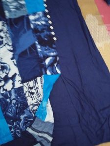 Stylish Blue Floral Kurta