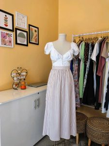 Striped Maxi Skirt