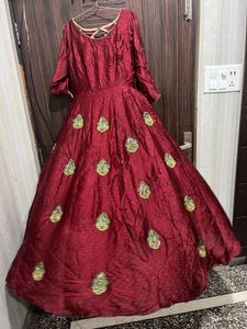 Elegant Embroidered Anarkali Suit