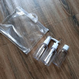 Brand New Premium Transparent Refillable Bottles