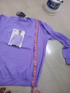 Men&#39; s Purple Full Sleeve T-Shirt
