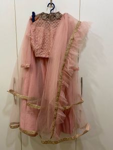 Pink Lehenga Choli With Dupatta