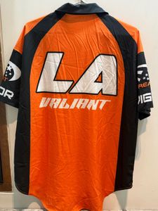 SHEIN Orange Graphic Shirt