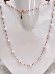 925 Silver Sterling Pearl Moti Chain