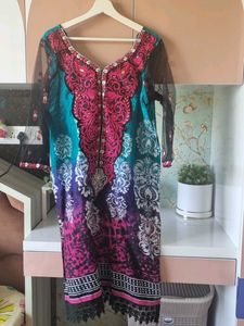 4XL Embroidery Beautiful Cotton Straight Kurti 😍