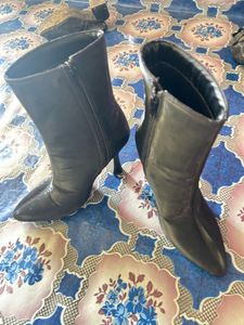 Black Leather Boots