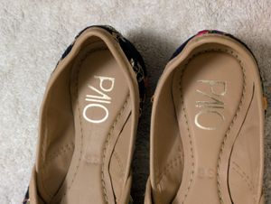 Navy Punjabi Juttis Size 36