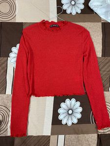 SHEIN RED CROP TOP😍