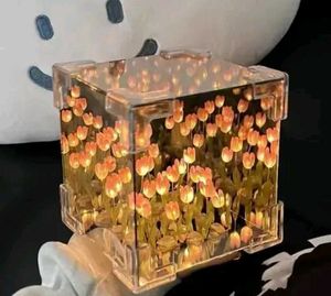 Tulip Night Light Cube