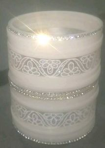 Elegant White Bangle Set