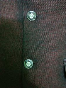 Burgundy Blazer - Size M