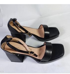 Black Broad Heels 3 Inches