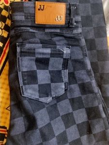 Checkered Jeans