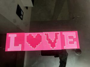 LOVE Pixel Art Decor 🩷💗✨