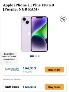 Iphone 14 (Purple) 128GB
