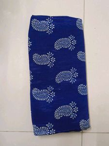 Silk Paisley Print Saree