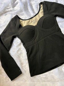 Black Long Sleeve Top