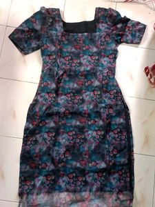 Floral Print Chiffon Dress