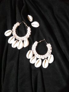 Shell Hoop Earrings