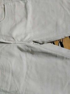 Beige Jeans Pants