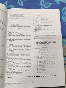 Question Bank Of Computer Science With Python