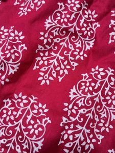 Bright pink Short Kurti For Women
