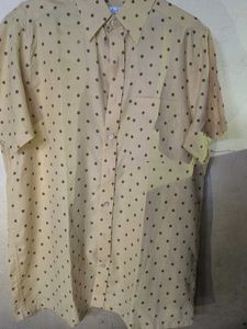 Patterned Short Sleeve Shirt