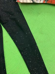 Black Glitter Jeggings 1-4 Years