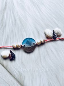 Resin Rakhi |Ocean Theme|