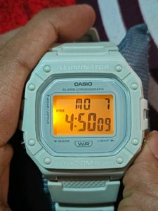 Casio W218 Rare Cream Colour